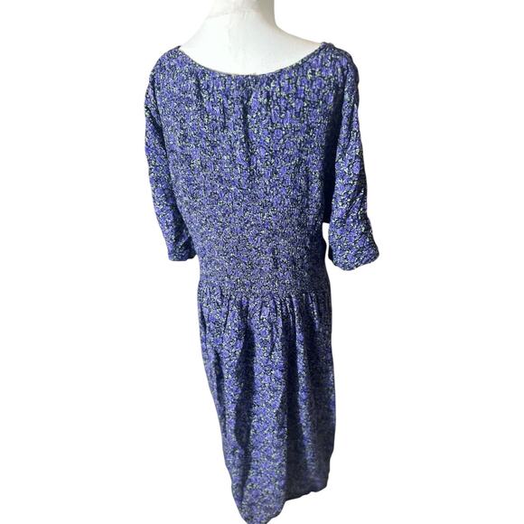 Plus size Fairy Grunge smocked Midi Dress | GothLolita Dress | size 20 | 227 - Picture 6 of 8